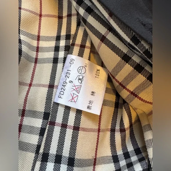 【Burberry】Nova Check Trench Coat Jacket with LinerSize S